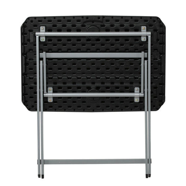 Beistelltisch Lifetime Schwarz 75 x 66 x 50,5 cm Stahl Kunststoff