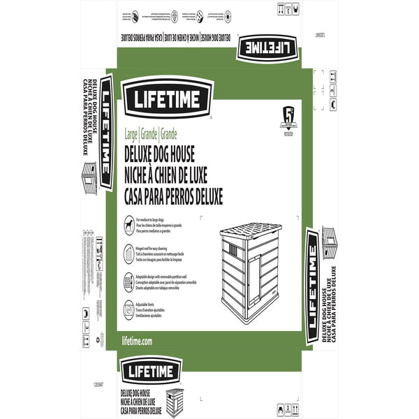 Stand Lifetime 60328 Grau Polyäthylen 120 x 97 x 97 cm
