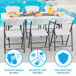 Gepolsterte Campingstuhl Lifetime 47 x 84,5 x 50 cm