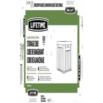 Möbel zur Lagerung Lifetime 60372U Grau 51,2 x 50,8 x 51,2 cm
