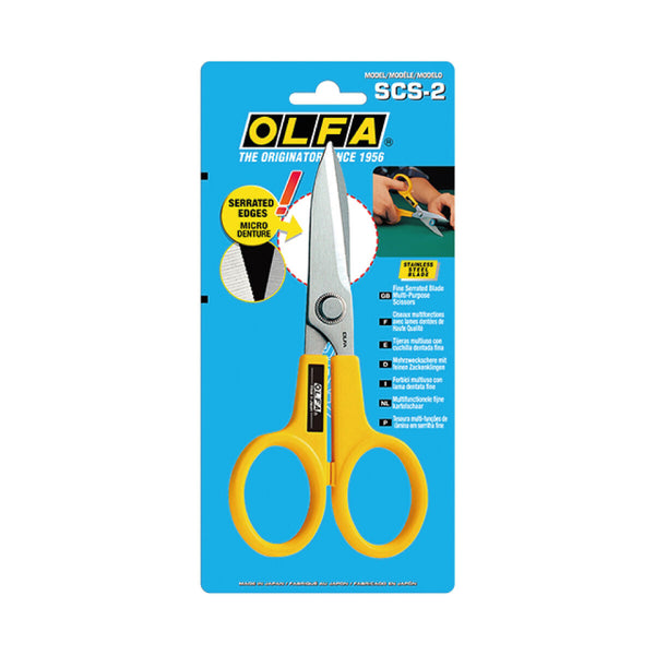 Schere Olfa scs-2 17 cm Edelstahl Gelb