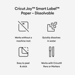 Lösliches Papier für Schneideplotter Cricut Joy