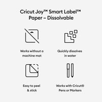 Lösliches Papier für Schneideplotter Cricut Joy