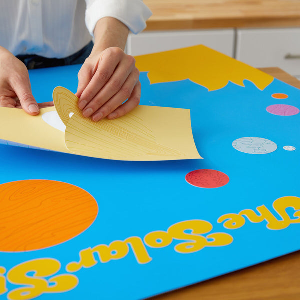 Selbstklebender Karton für Schneideplotter Cricut Bril.Bows Gelb Blau Rot grün Orange