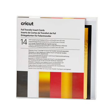Einlegekarten für Schneideplotter Cricut Royal Flush S40 (14 Stück)