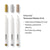 Marker-Set Cricut 2010010 Bunt Kupfer Gold Silberfarben