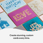 Einlegekarten für Schneideplotter Cricut Neutrals R10 (36 Stück) (18 Stück)
