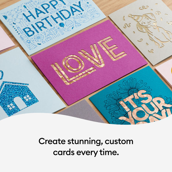 Einlegekarten für Schneideplotter Cricut Neutrals R10 (36 Stück) (18 Stück)