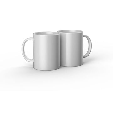Individuell gestaltbarer Becher für Schneideplotter Cricut Ceramic Weiß (2 Stück)