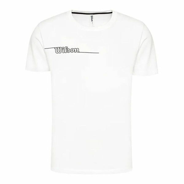 Kurzärmliges Sport T-Shirt Wilson Team II Teach Weiß