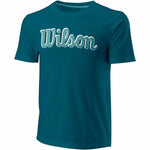 Herren Kurzarm-T-Shirt Wilson Blau