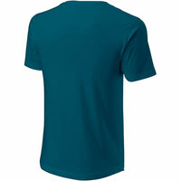 Herren Kurzarm-T-Shirt Wilson Blau