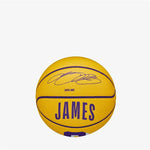 Basketball Wilson NBA Player Icon Mini Lebron Gelb Einheitsgröße