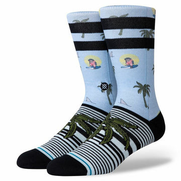 Knöchelsocken Stance Aloha Monkey Staple Hellblau 42-46