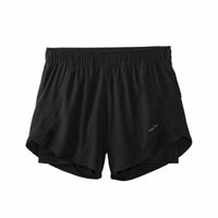 Damen-Sportshorts Brooks Chaser 5" 2-in-1 Schwarz