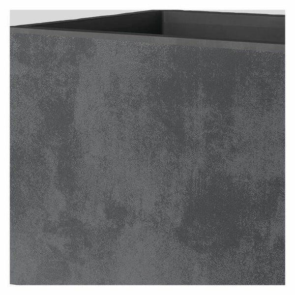 Selbstbewässerndes Pflanzgefäß Deroma Anthrazit 79 cm Kunststoff rechteckig
