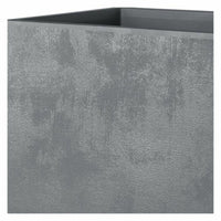 Blumentopf Deroma Grau 25 cm Kunststoff karriert Würfel Ø 25 cm