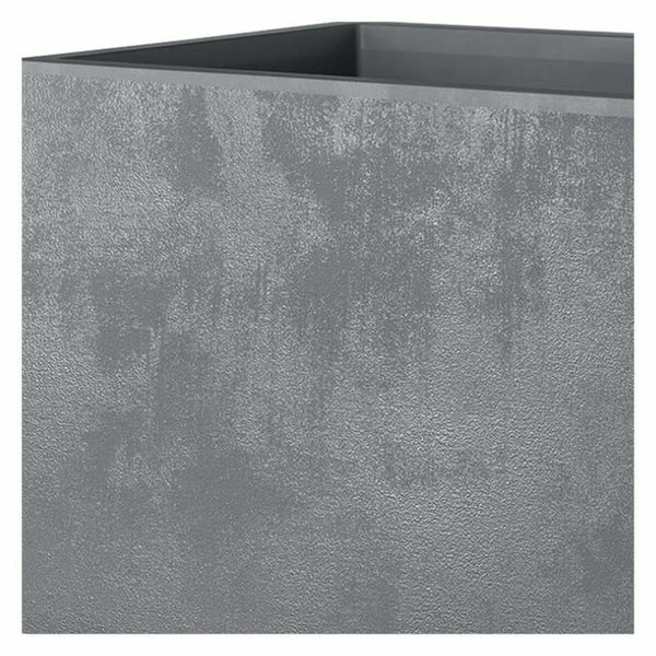 Blumentopf Deroma Grau 25 cm Kunststoff karriert Würfel Ø 25 cm