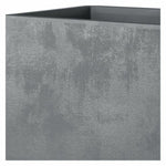 Blumentopf Deroma Grau 49 x 49 x 49,5 cm Kunststoff karriert Würfel Ø 49 x 45 cm