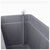 Blumentopf Deroma Grau 38 x 38 x 39 cm Kunststoff karriert Würfel 38 cm