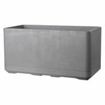 Selbstbewässerndes Pflanzgefäß Deroma Grau 78 x 38 x 39 cm Kunststoff rechteckig Ø 78 cm