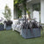 Selbstbewässerndes Pflanzgefäß Deroma Grau 78 x 38 x 39 cm Kunststoff rechteckig Ø 78 cm