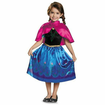Verkleidung für Kinder Frozen Anna 2 Stücke Blau