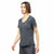 Damen Kurzarm-T-Shirt Salomon Agile Dunkelgrau