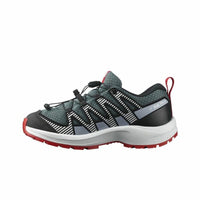 Kinder Sportschuhe Salomon XA Pro V8 Blau grün Grau