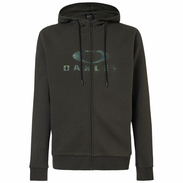 Herren Sweater mit Kapuze Oakley Bark Fz Hoodie 2.0 grün Dunkelgrün