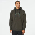 Herren Sweater mit Kapuze Oakley Bark Fz Hoodie 2.0 grün Dunkelgrün
