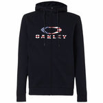 Herren Sweater mit Kapuze Oakley Bark Fz Hoodie 2.0 Schwarz