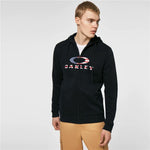 Herren Sweater mit Kapuze Oakley Bark Fz Hoodie 2.0 Schwarz