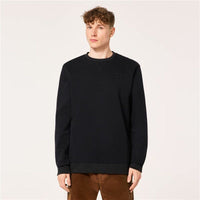 Herren Sweater ohne Kapuze Oakley Relax Crew Sweatshirt 2.0 Schwarz