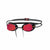 Schwimmbrille Zoggs Diamond Mirror Schwarz Rot Einheitsgröße