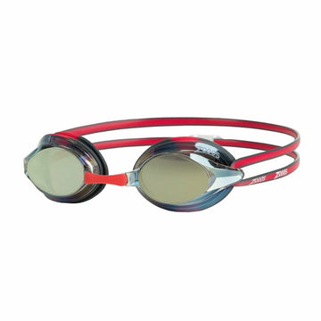 Schwimmbrille Zoggs Racer Titanium Rot Einheitsgröße