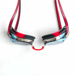 Schwimmbrille Zoggs Racer Titanium Rot Einheitsgröße