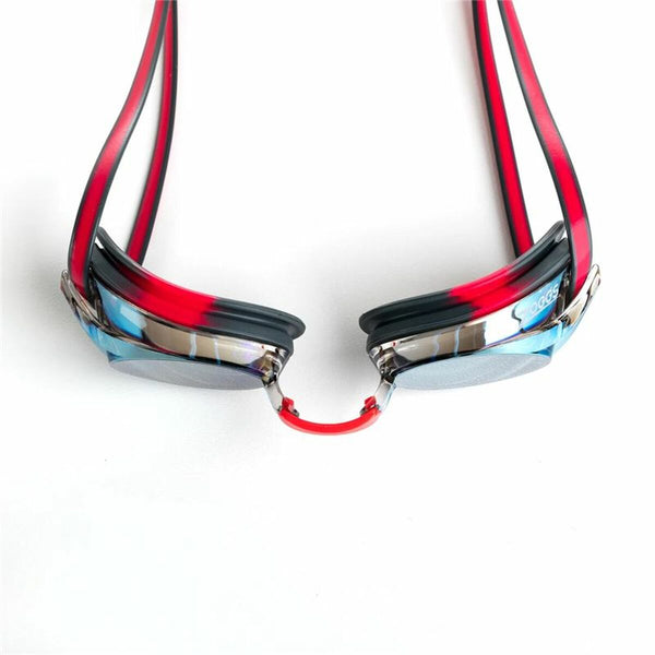 Schwimmbrille Zoggs Racer Titanium Rot Einheitsgröße