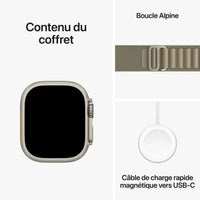 Smartwatch Apple Ultra 2 Titan Olive 49 mm