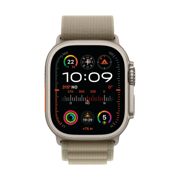 Smartwatch Apple MRF03FD/A Titan Olive 49 mm