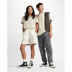 Unisex Kurzarm-T-Shirt Converse Classic Fit Left Chest Star Chevron Beige