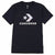 Damen Kurzarm-T-Shirt Converse Seasonal Star Chevron Schwarz