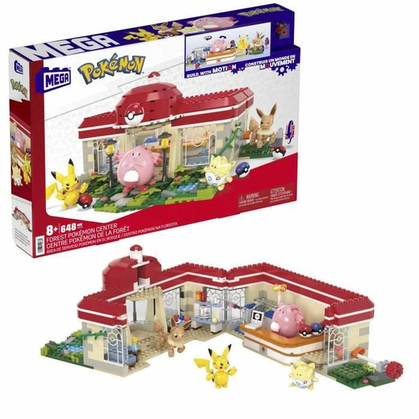 Baukasten Pokémon Mega Construx - Forest Pokémon Center 648 Stücke