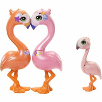 Puppe Enchantimals FAMILLE DE FLAMANTS ROSES