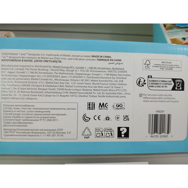 Plüschtier mit Klang Fisher-Price Hase Kunststoff