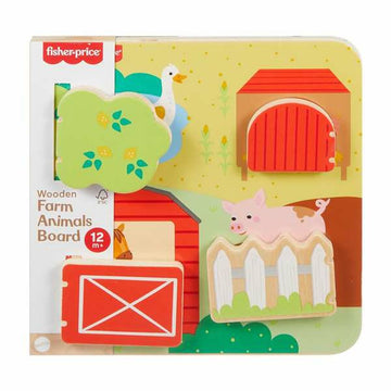 Baby-Spielzeug Mattel 20 x 20 x 1,91 cm tiere