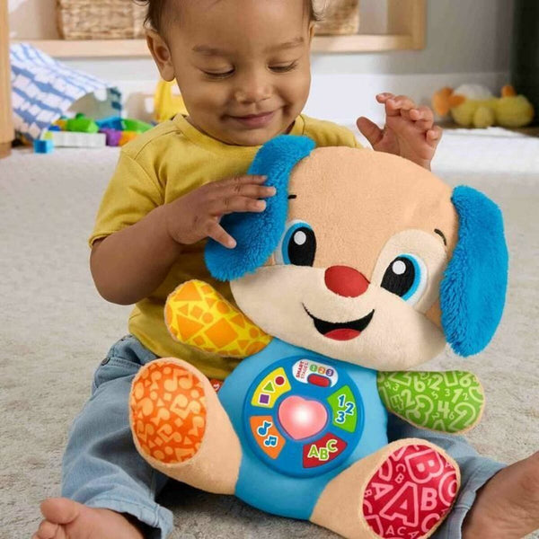 Plüschtier Fisher-Price Laugh and Learn Puppy Progressive Awakening Musical Plush JFD20 Braun Plüsch Musikalisch Hund