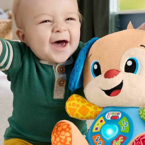 Plüschtier Fisher-Price Laugh and Learn Puppy Progressive Awakening Musical Plush JFD20 Braun Plüsch Musikalisch Hund