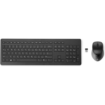 Tastatur mit Maus HP 3M165AA Qwerty Spanisch Schwarz Bluetooth