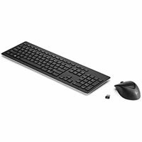 Tastatur mit Maus HP 3M165AA Qwerty Spanisch Schwarz Bluetooth